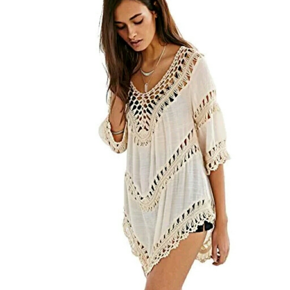 BOHEMIAN CROCHET TOP..